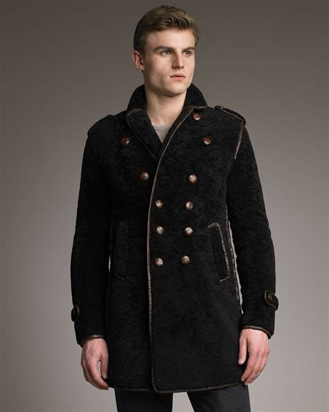 burberry prorsum pea coat men|burberry duffle coat men's.